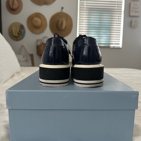 Prada Navy Blue Women's Shoes - Picture 3 of 4